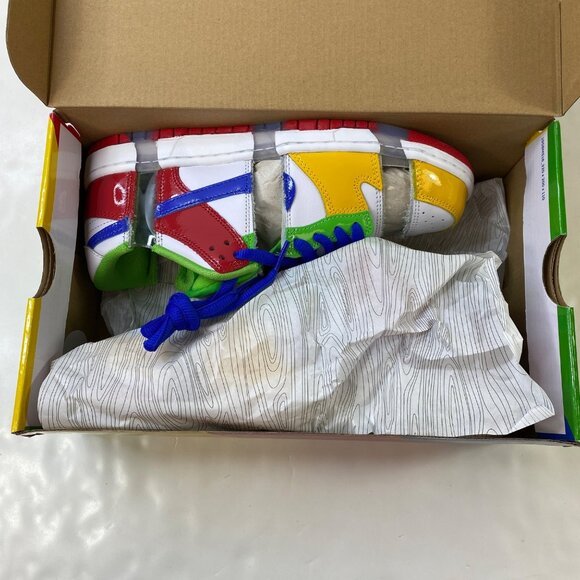 Nike Mens SB Dunk Low Sneakers Over OG QS Everything Shoes Ebayana Size 8 - Picture 10 of 13